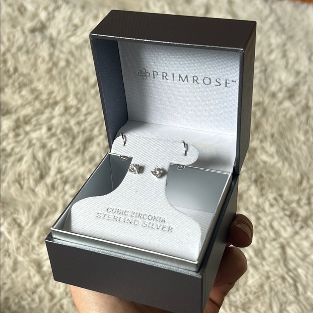 2 pair sterling silver earrings